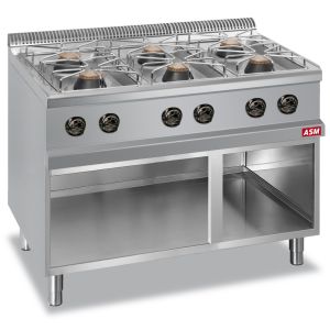 ASM GH701106B Gas-Herd 6 Brenner| offener Unterschrank 1100 x 700 x 850 mm - Restposten